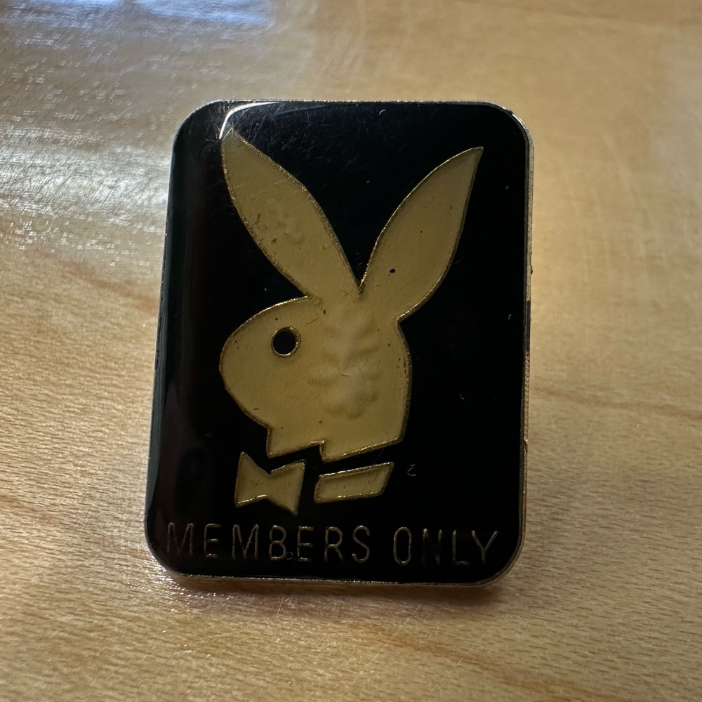 Vintage Playboy “Members Only” Lapel Pin - Retro - Classic
